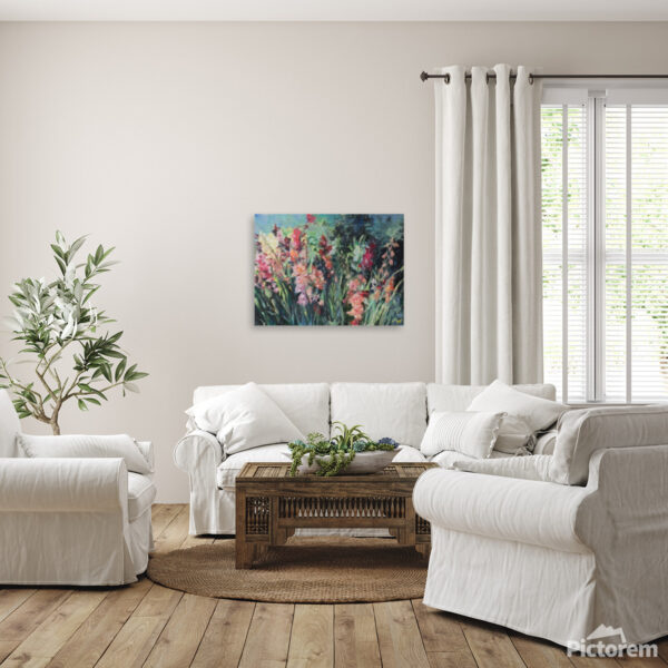 Sword lilies painting